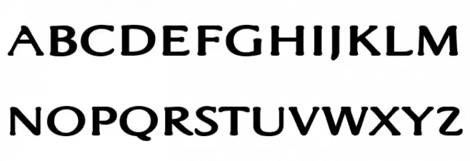 HFBone Schriftart Groß