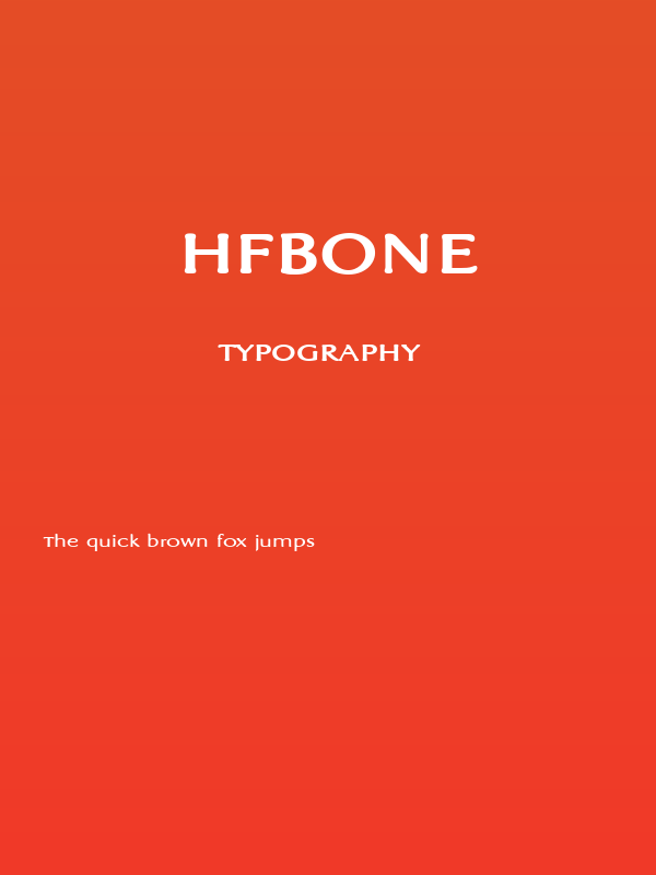 HFBone Poster