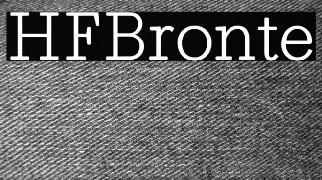 HFBronte خط examples
