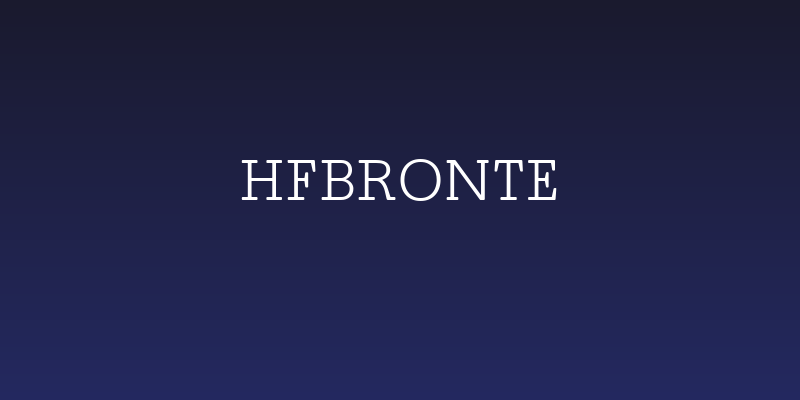HFBronte Social Header
