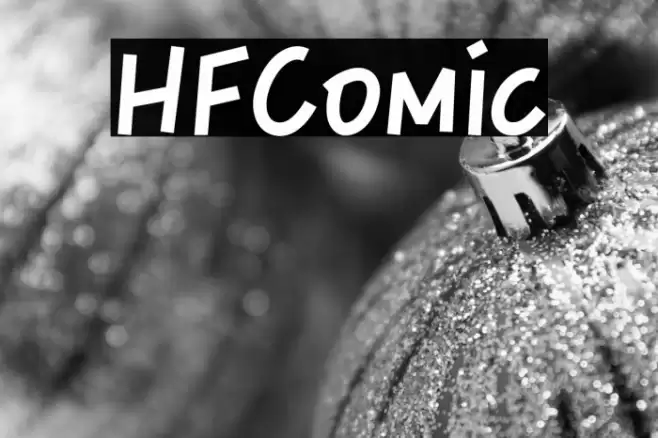 HFComic Font examples