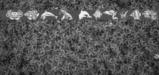 HFF Aqua Stencil Font examples