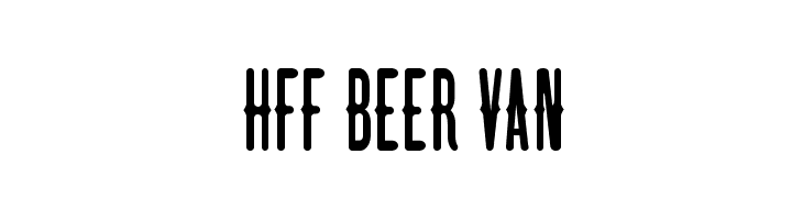 HFF Beer Van  नि: शुल्क फ़ॉन्ट्स डाउनलोड