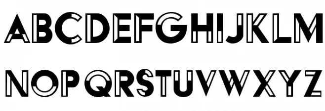 HFF Black Steel Font LOWERCASE