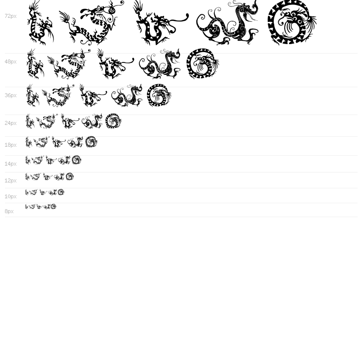 HFF Chinese Dragon Waterfall