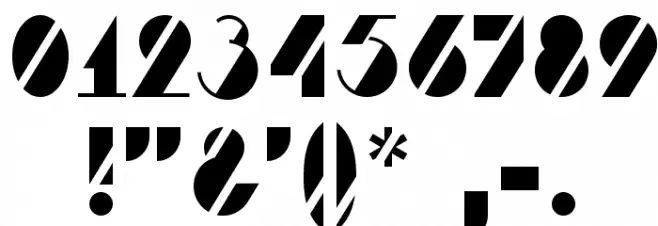 HFF Code Deco Font OTHER CHARS