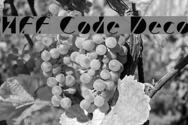 HFF Code Deco Font examples