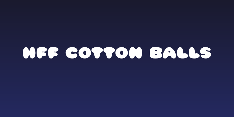 HFF Cotton Balls Social Header