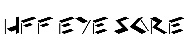 HFF Eye Sore  Descarca Fonturi Gratis