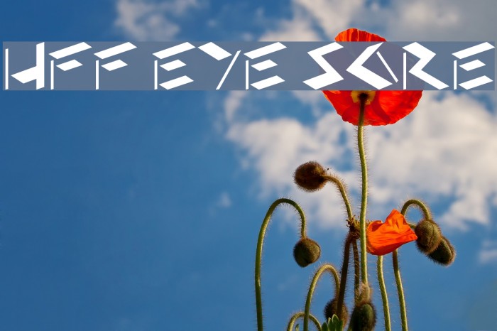 HFF Eye Sore Font examples