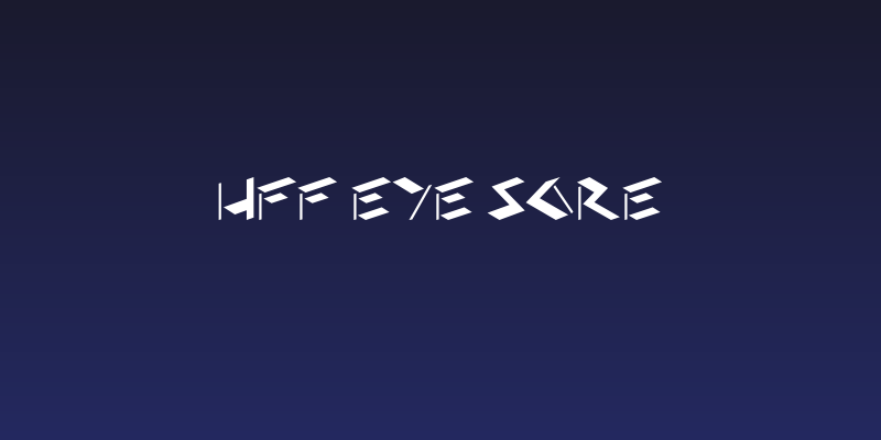 HFF Eye Sore Social Header