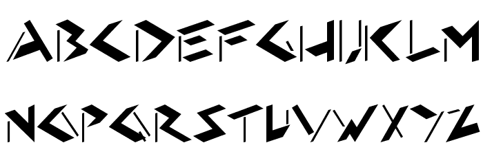 HFF Eye Sore Font LOWERCASE