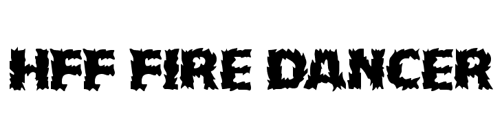 HFF Fire Dancer Font