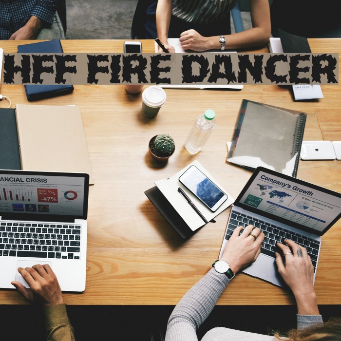 HFF Fire Dancer Font examples
