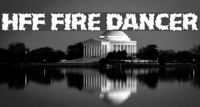 HFF Fire Dancer Font examples
