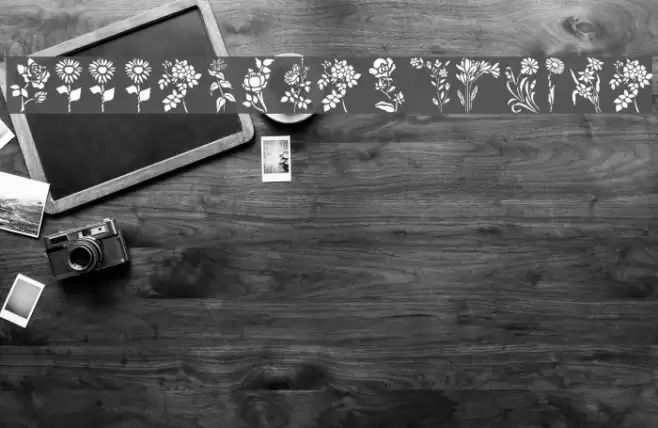 HFF Floral Stencil Font examples