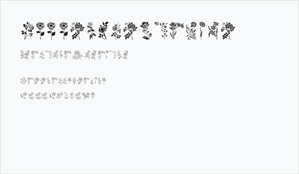 HFF Floral Stencil Business Card