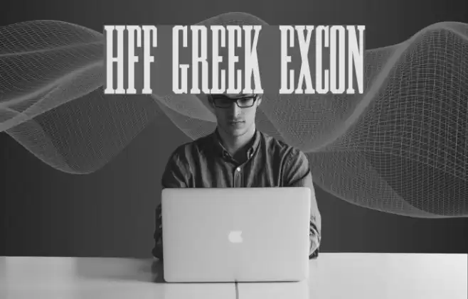 HFF Greek ExCon Font examples