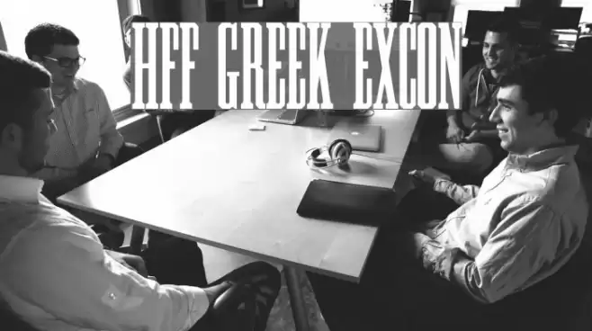 HFF Greek ExCon Font examples