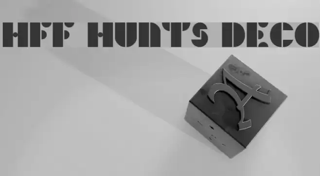 HFF Hunts Deco خط examples