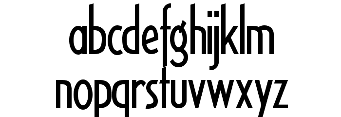 HFF Ice Bergman Font LOWERCASE