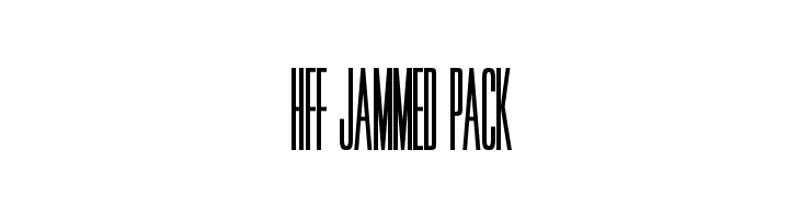 HFF Jammed Pack  Frei Schriftart Herunterladen