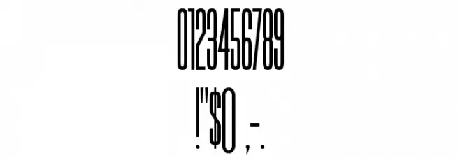 HFF Jammed Pack Font OTHER CHARS