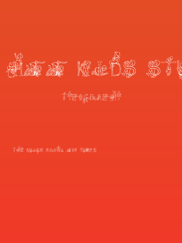 HFF Kids Stuff Poster