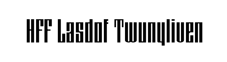 HFF Lasdof Twunyliven फ़ॉन्ट