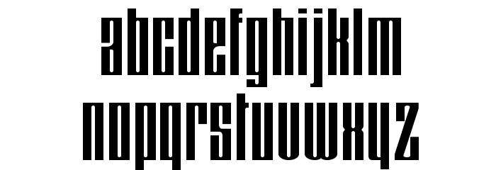 HFF Lasdof Twunyliven Font LOWERCASE