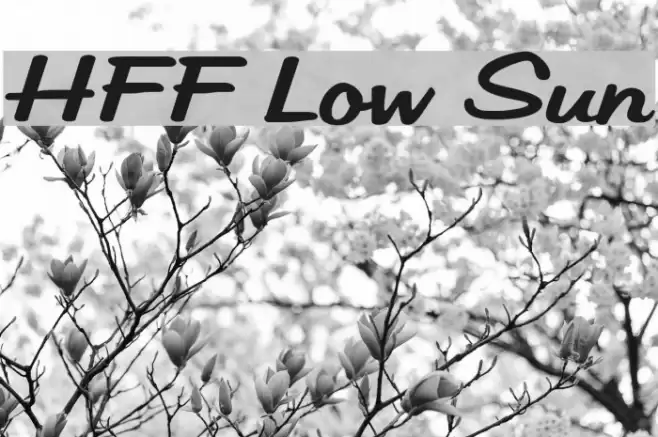 HFF Low Sun Fonte examples