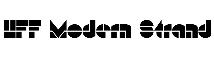 HFF Modern Strand Font