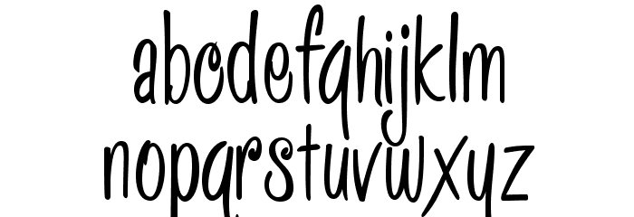HFF Pessoas Lindas Font LOWERCASE