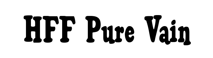 HFF Pure Vain  नि: शुल्क फ़ॉन्ट्स डाउनलोड