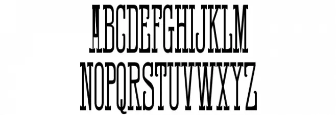 HFF Quick Draw フォント 大文字