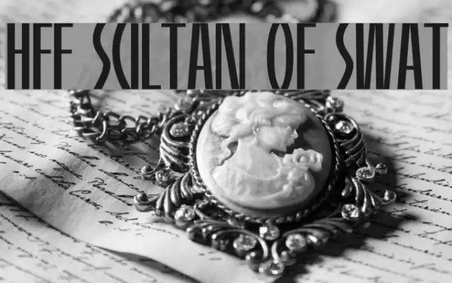 HFF Sultan of Swat フォント examples