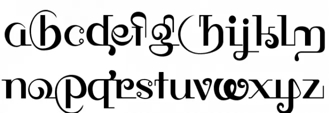 HFF Thai Dye Fonte MAIÚSCULAS