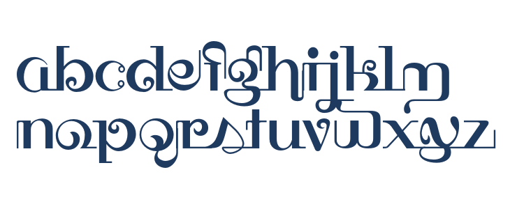 HFF Thai Dye Lowercase