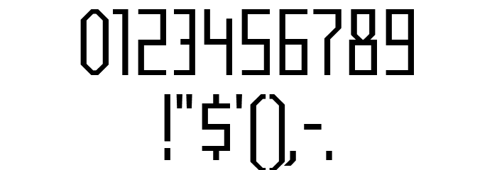 HFF Ultrasound Font OTHER CHARS