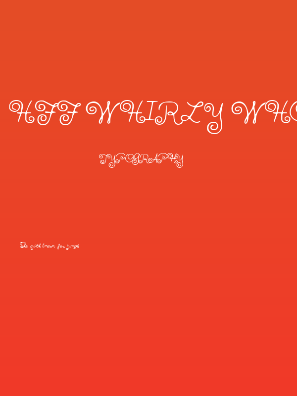 HFF Whirly Whorl Poster