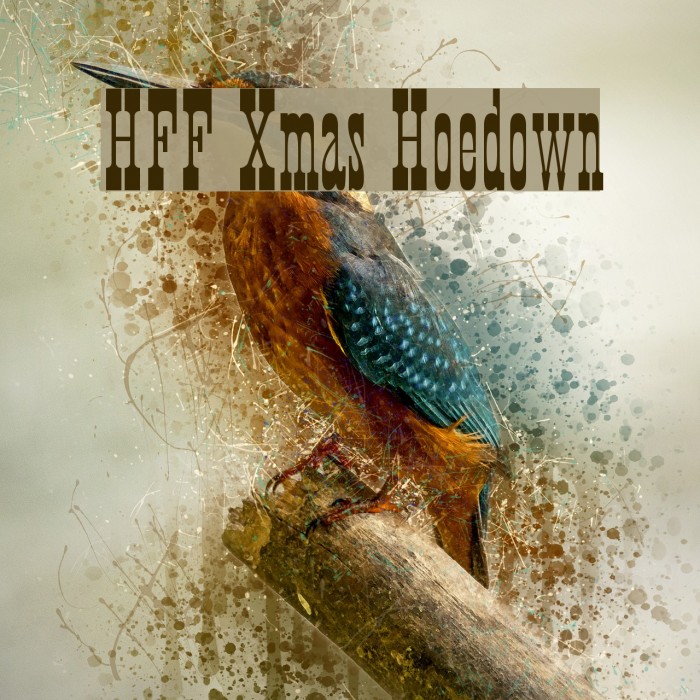 HFF Xmas Hoedown Font examples