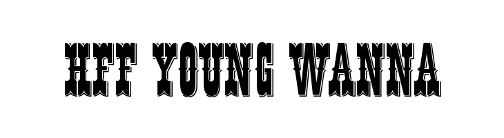 HFF Young Wanna  font caratteri gratis