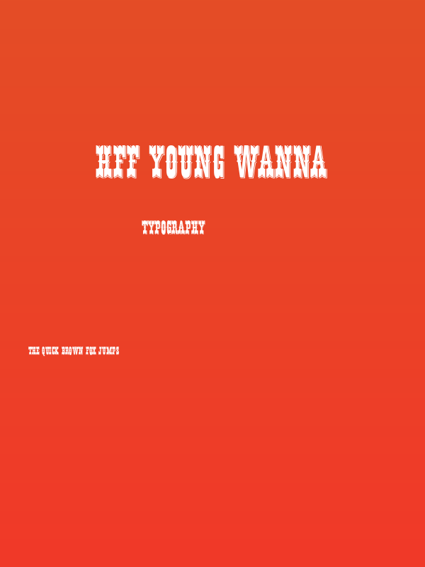 HFF Young Wanna Poster