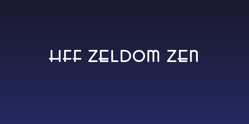 HFF Zeldom Zen Social Header