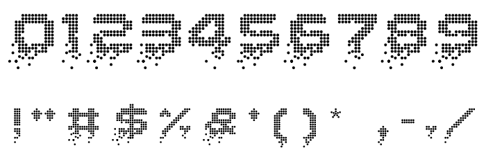 HFHourglass フォント その他の文字
