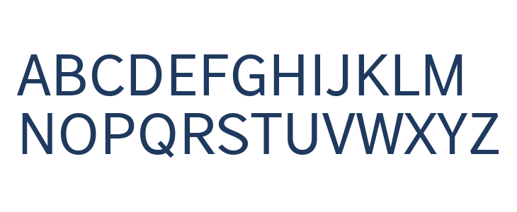 HFHySans_Regular Uppercase