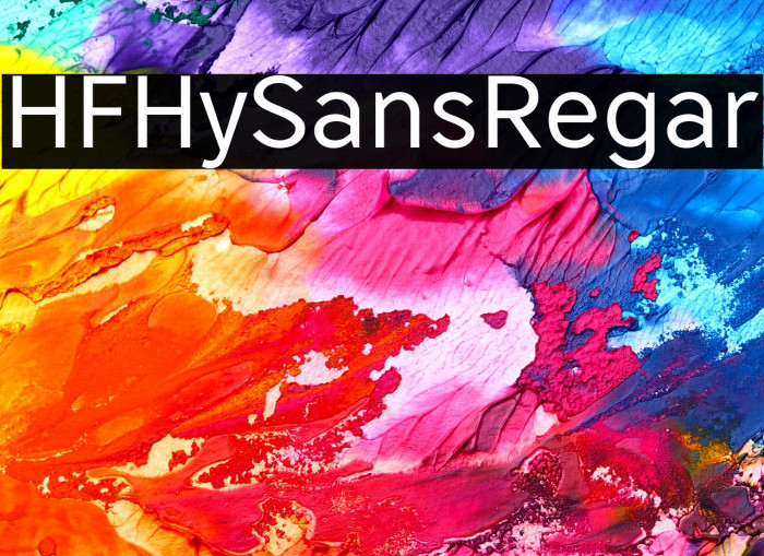 HFHySans_Regular Example 3