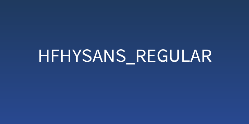 HFHySans_Regular Social Header