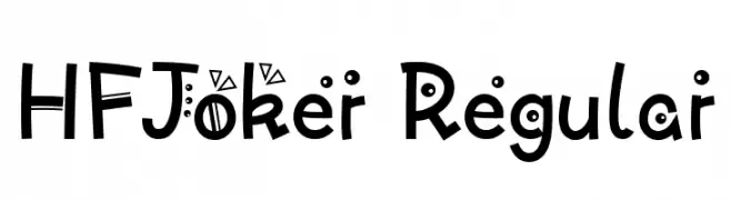 HFJoker Regular  Frei Schriftart Herunterladen
