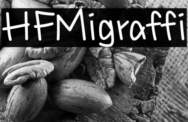 HFMigraffi Font examples